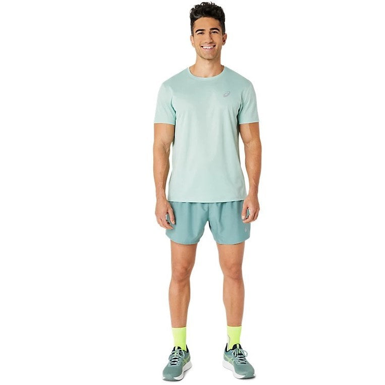 Asics Mens Silver Running T-Shirt - Mens