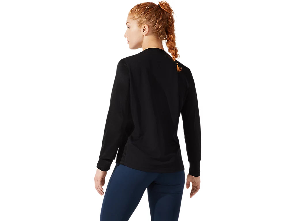 Asics Silver Long Sleeve Top - Womens