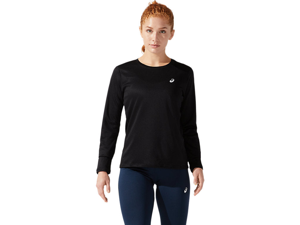 Asics Silver Long Sleeve Top - Womens