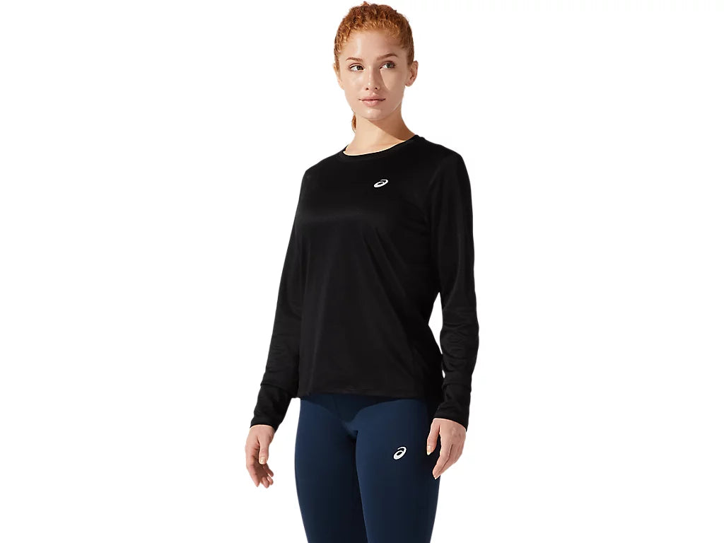 Asics Silver Long Sleeve Top - Womens