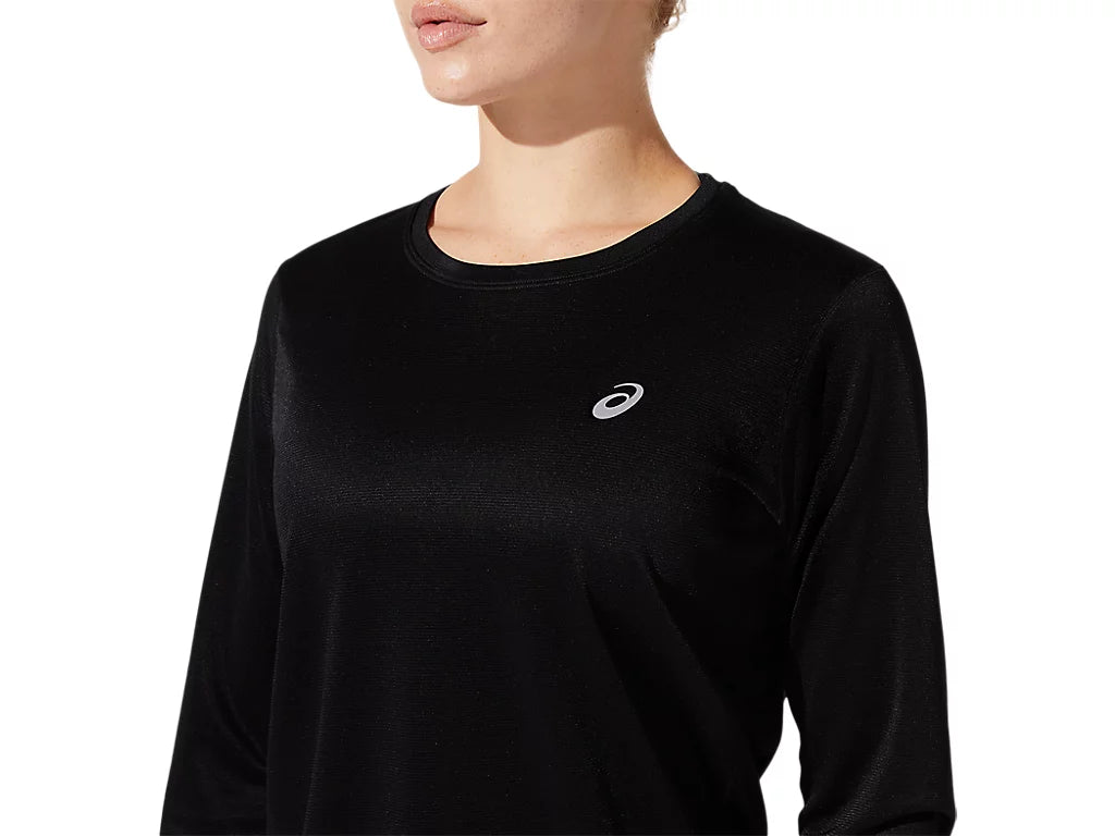 Asics Silver Long Sleeve Top - Womens