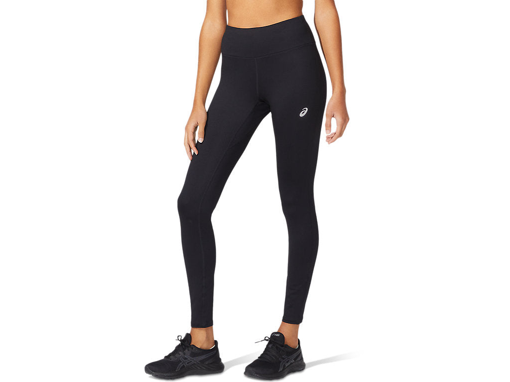 Asics Silver Full Length Running Tights - Womens