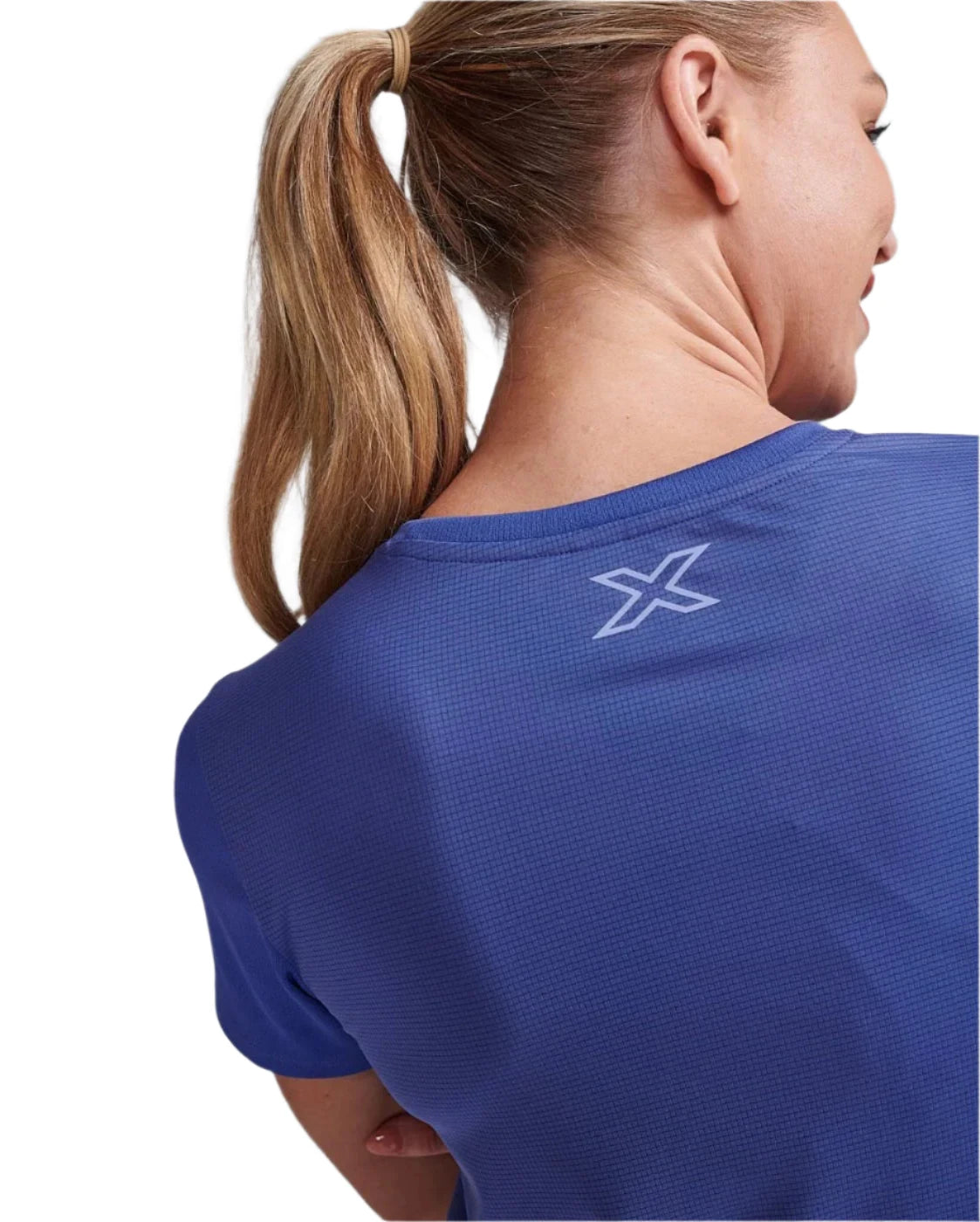 Blue 2XU Aero Short Sleeve Running T-Shirt for Women