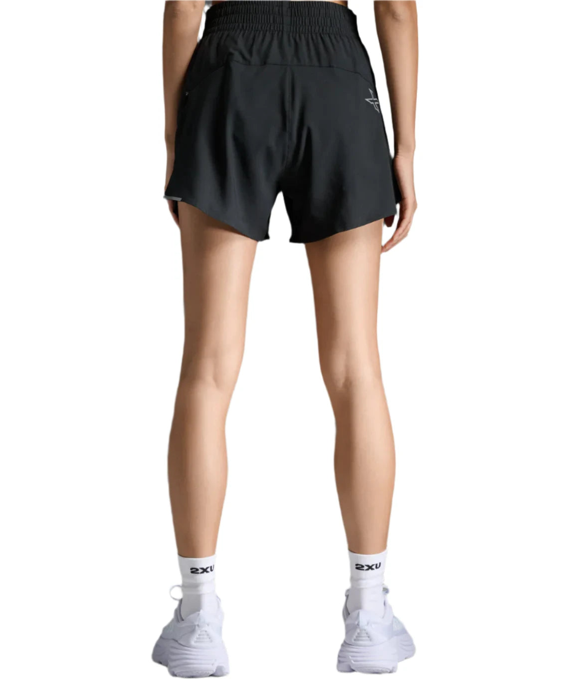 Black 2XU Aero Hi-Rise 4 Inch Running Shorts for Women