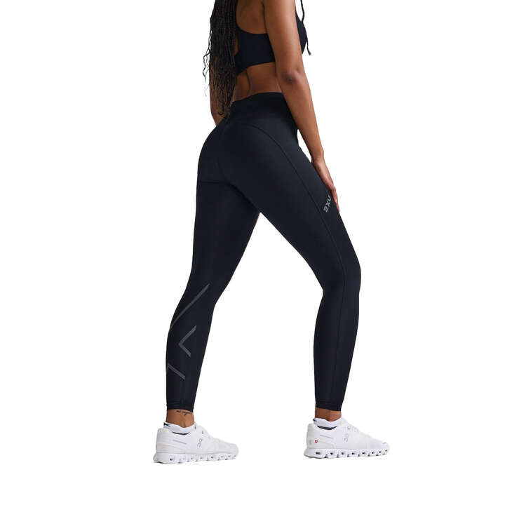 Black 2XU Aero Hi-Rise Compression Tights for Women