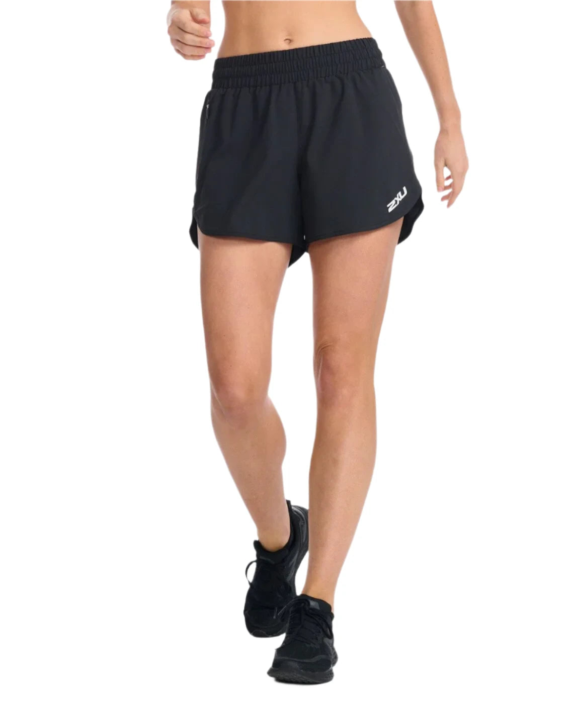 Black 2XU Aspire 5 Inch Running Short Womens