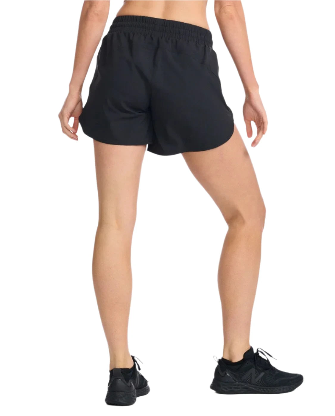 Black 2XU Aspire 5 Inch Running Short Womens