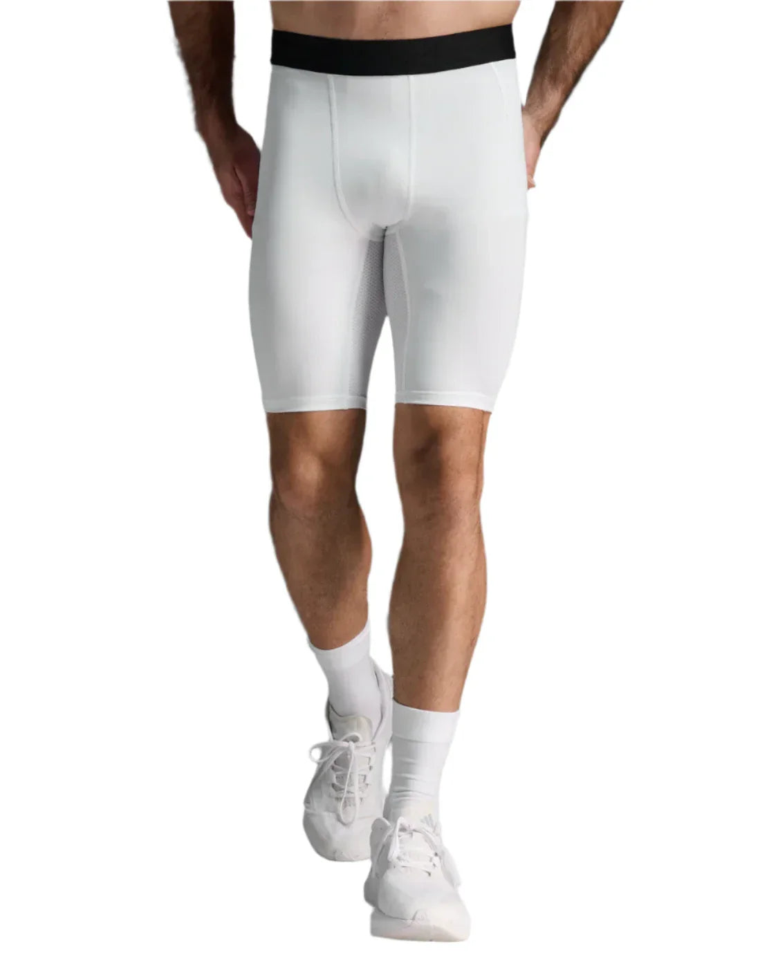 White 2XU Base Layer Compression Shorts - Mens