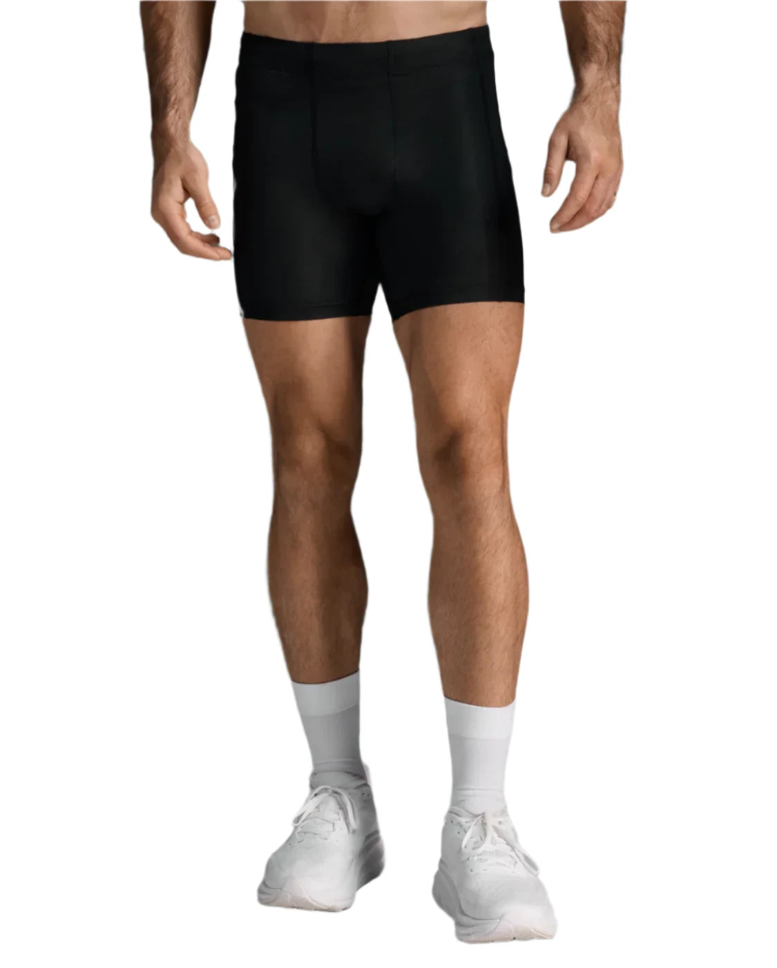 Black 2XU Core Compression Half Shorts for Men