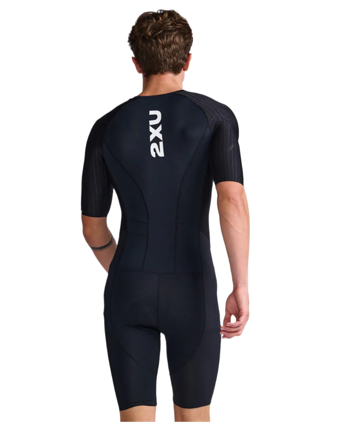 Black 2XU Aero Sleeved Trisuit for Men