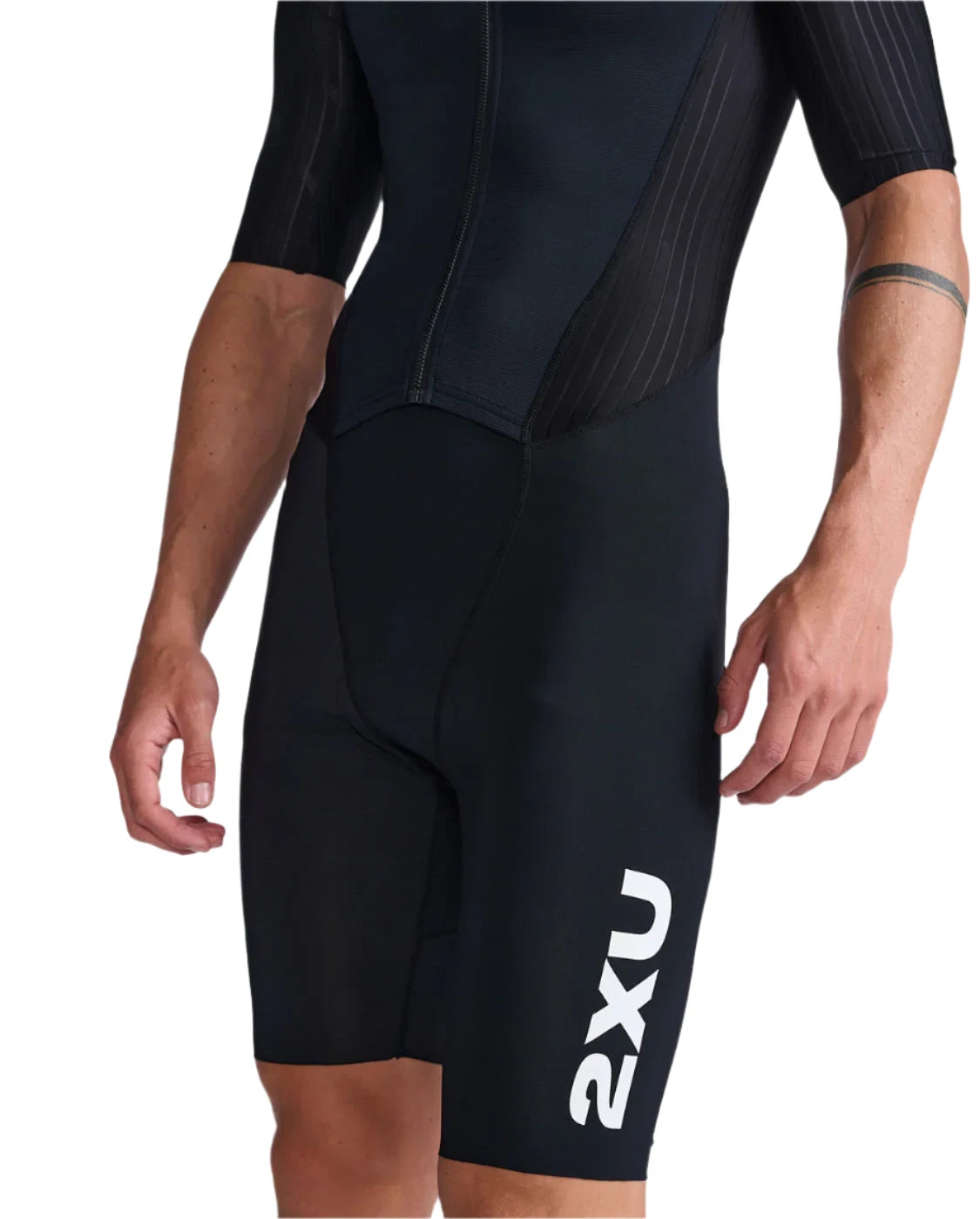 Black 2XU Aero Sleeved Trisuit for Men