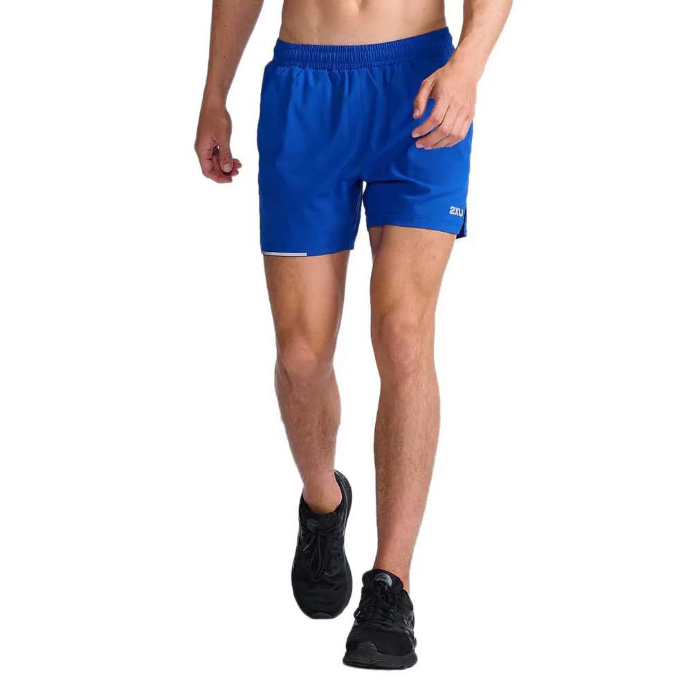 Blue 2XU Aero 5 Inch Running Shorts for Men