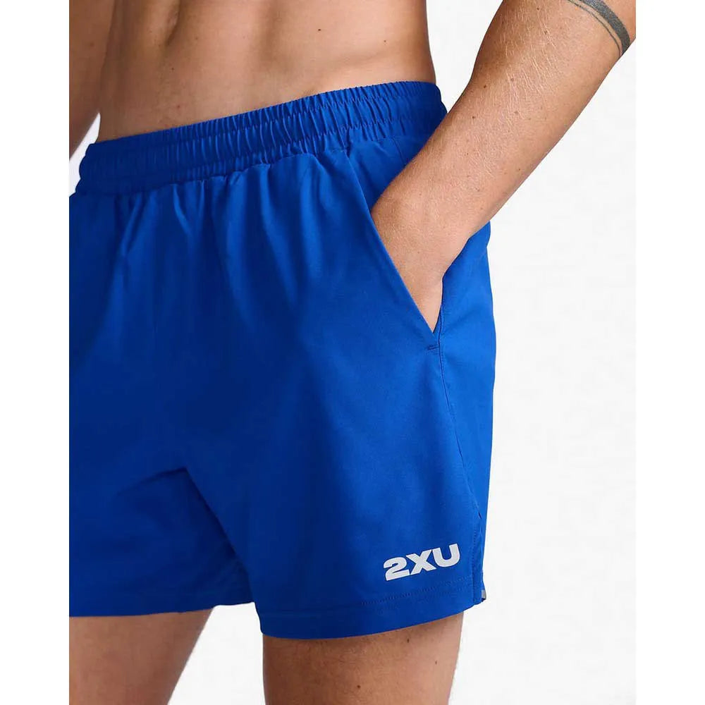 Blue 2XU Aero 5 Inch Running Shorts for Men