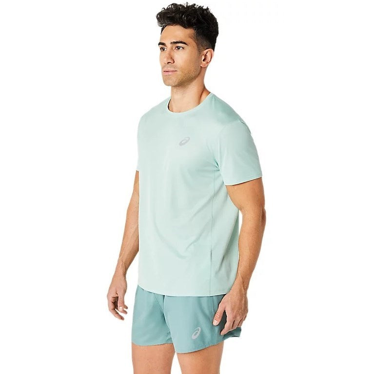 Asics Mens Silver Running T-Shirt - Mens