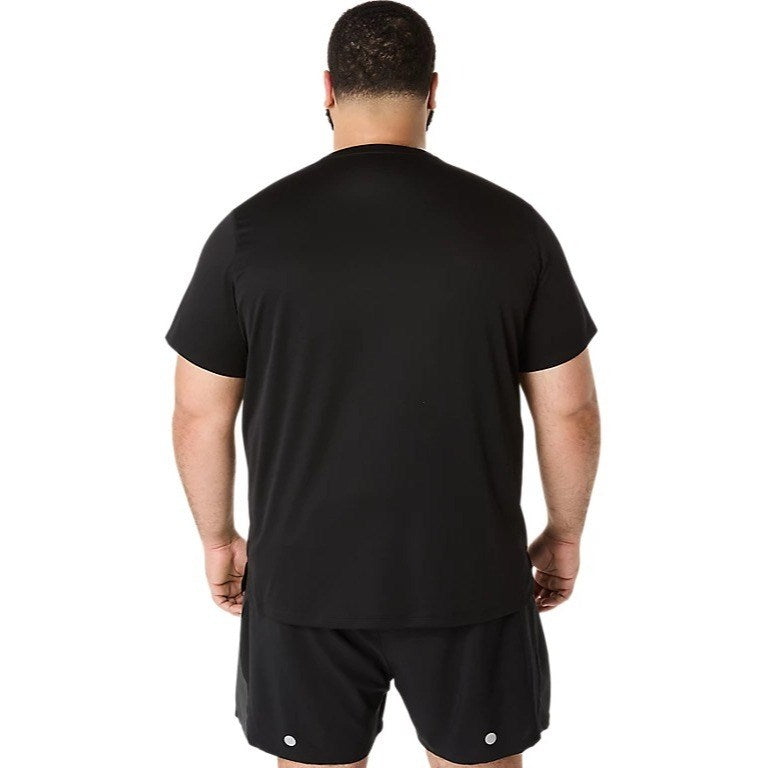 Asics Silver Running Short Sleeve Top - Mens