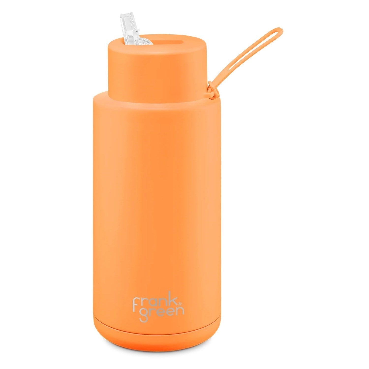 Frank Green Stainless Steel Ceramic Reusable Water Bottle With Straw - 1L