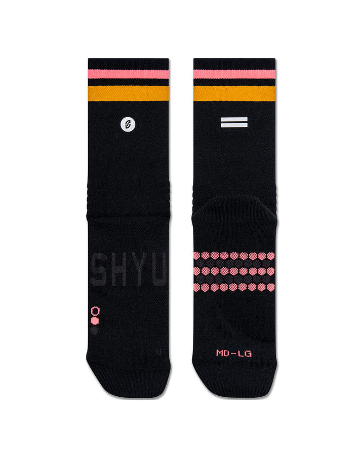 SHYU Half Crew Running Socks