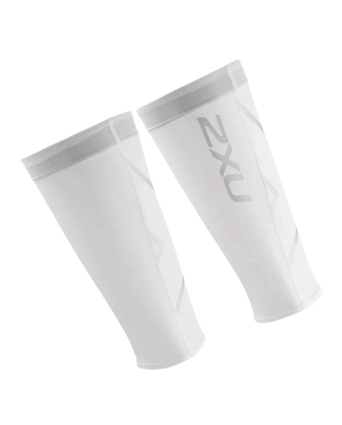 White 2XU Compression Calf Guards