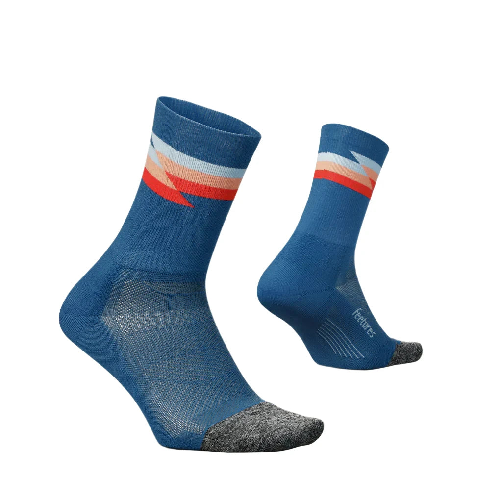 Feetures Elite Light Cushion Mini Crew Running Socks