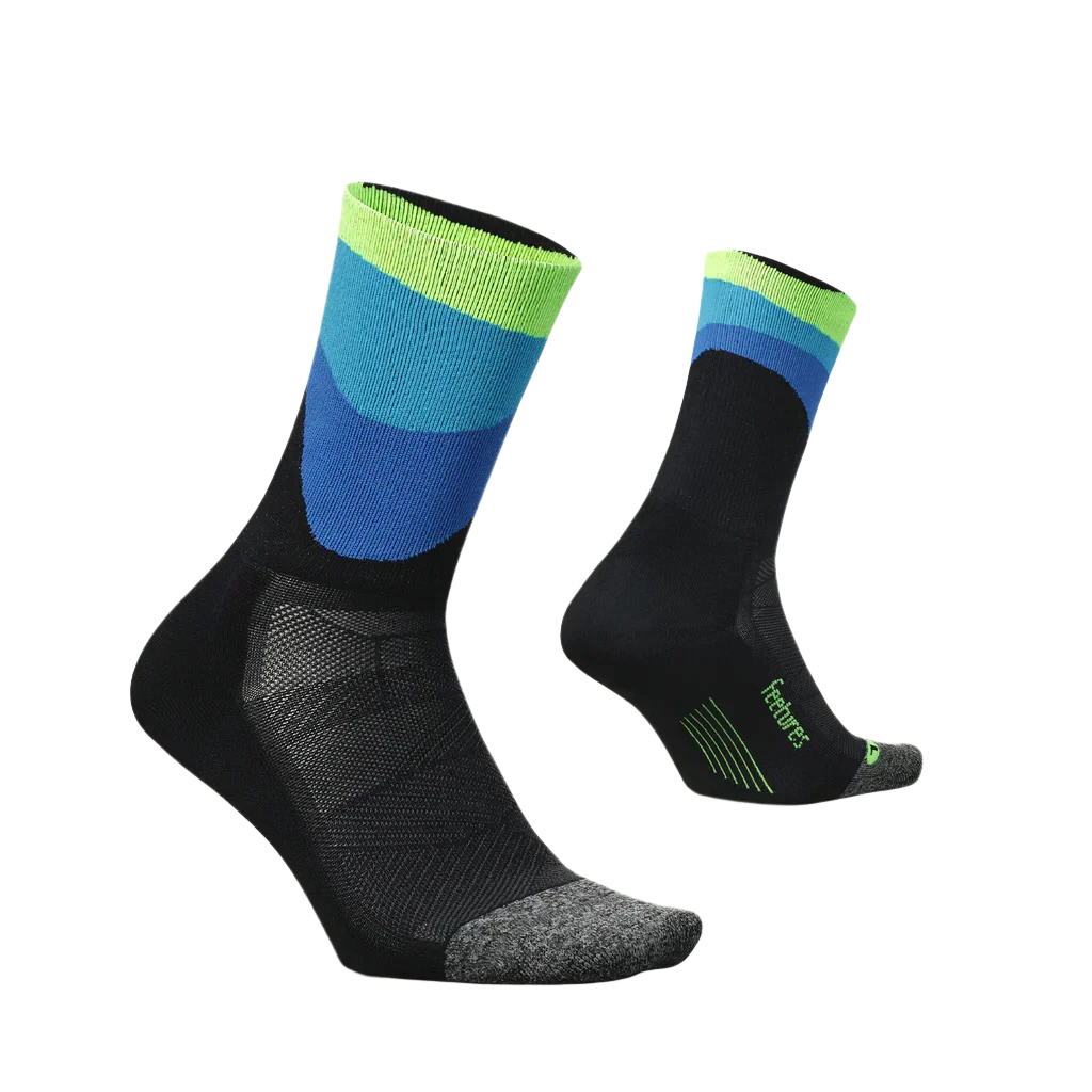 Feetures Elite Light Cushion Mini Crew Running Socks