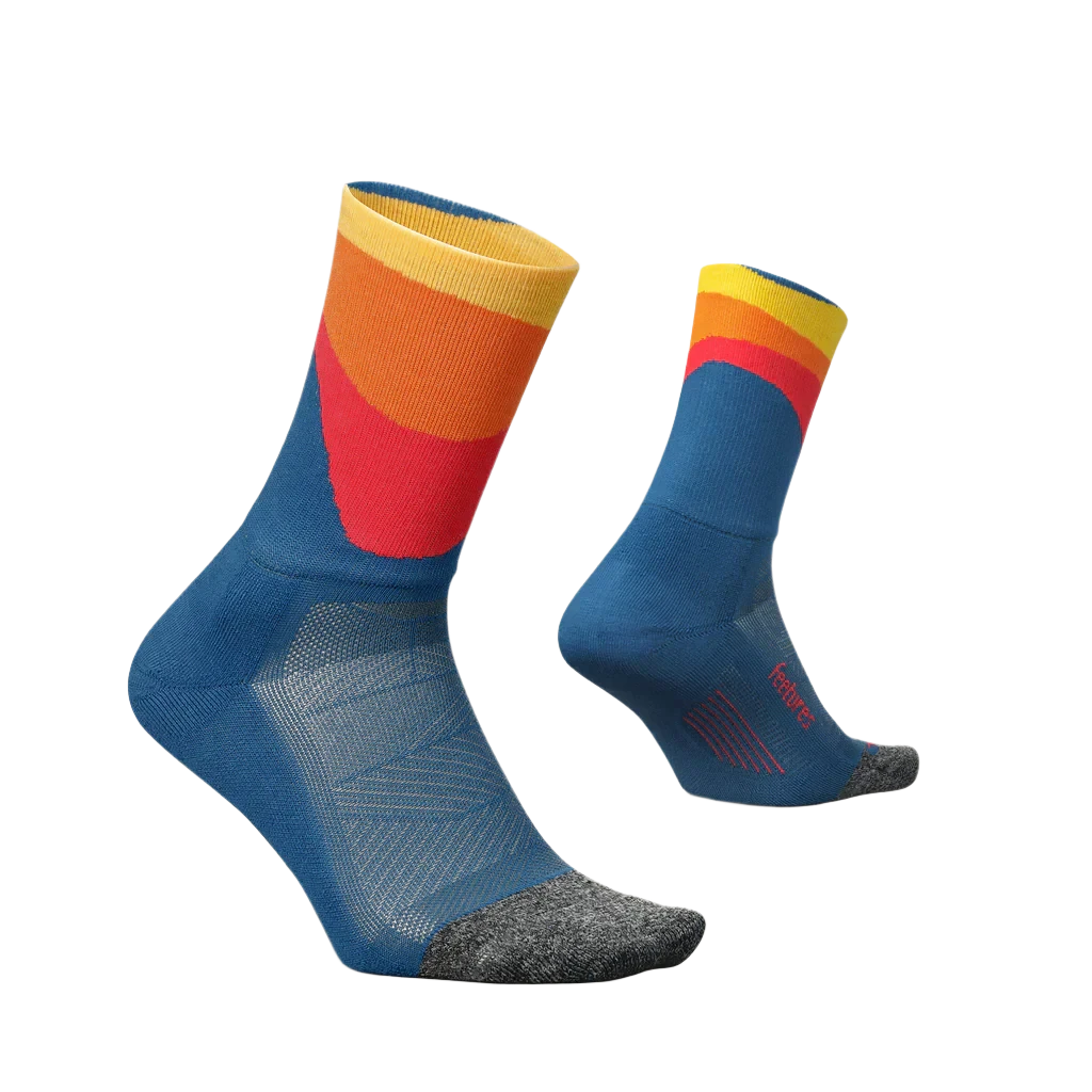 Feetures Elite Light Cushion Mini Crew Running Socks