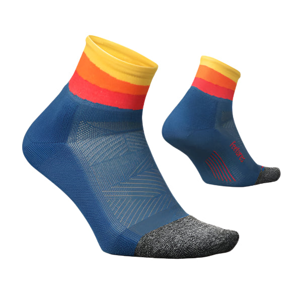 Feetures Elite Light Cushion Quarter Running Socks