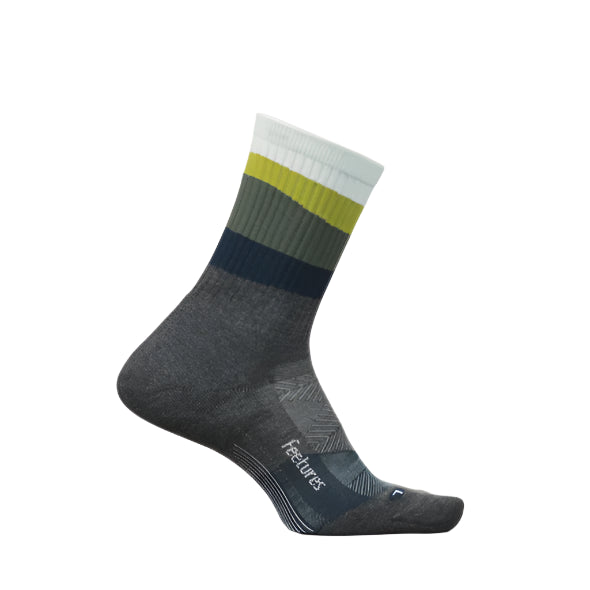 Feetures Trail Max Cushion Mini Crew Running Socks