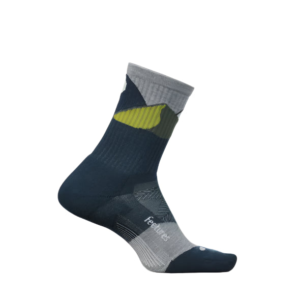 Feetures Trail Max Cushion Mini Crew Running Socks