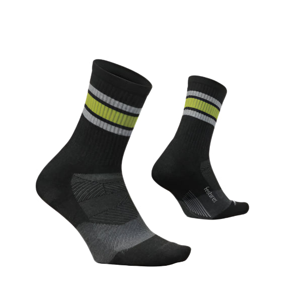 Feetures Trail Max Cushion Mini Crew Running Socks