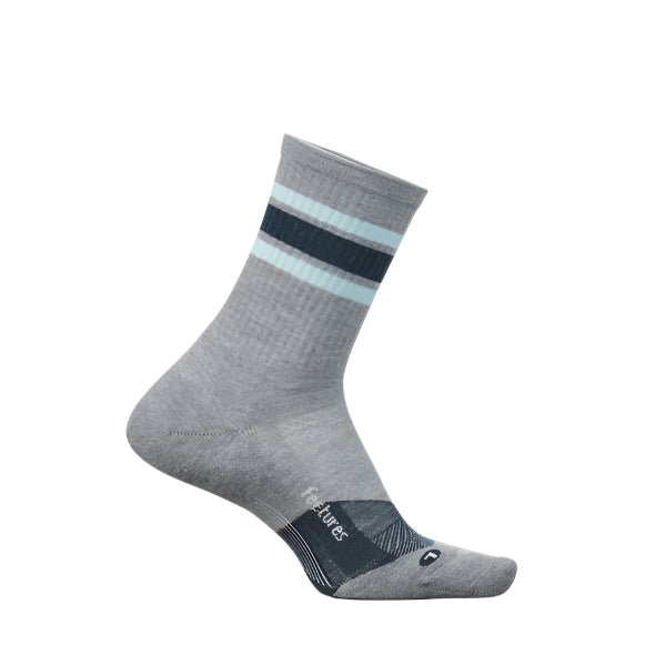 Feetures Trail Max Cushion Mini Crew Running Socks