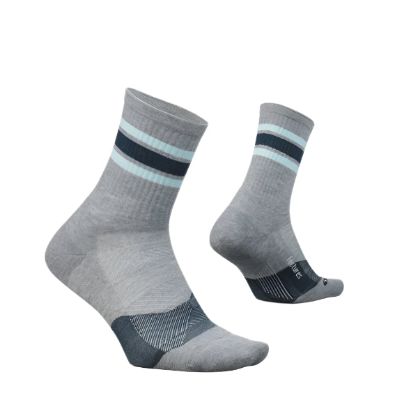 Feetures Trail Max Cushion Mini Crew Running Socks