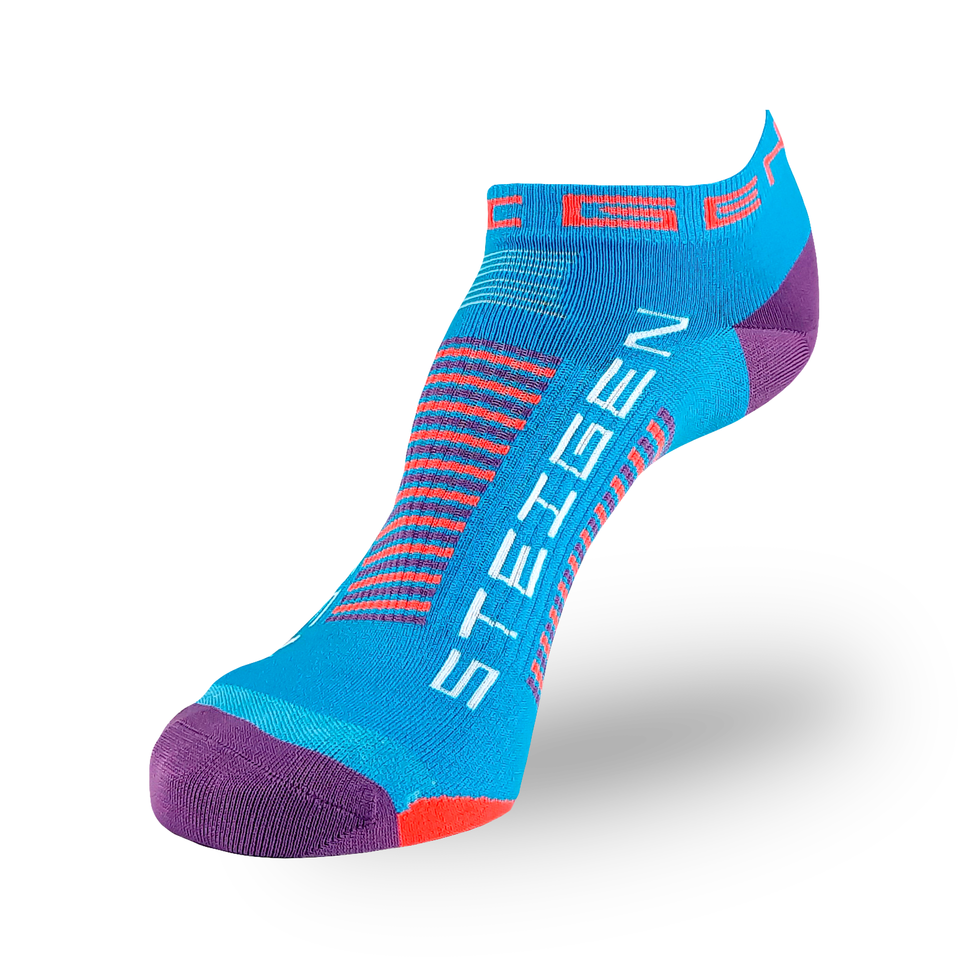 Galaxy Blue Zero Running Socks