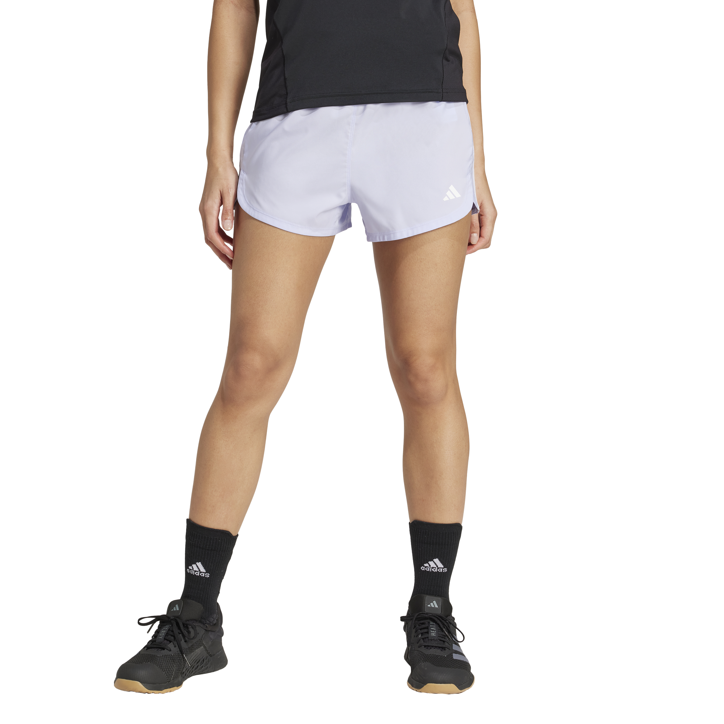 Adidas Pacer Woven Hi-Rise Training Shorts - Womens