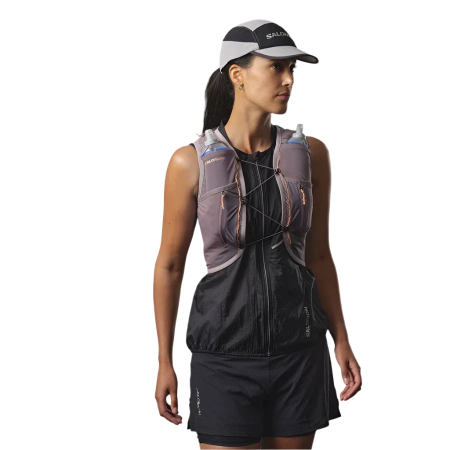 Salomon Active Skin 12 Set Womens Hydration Vest + Flasks