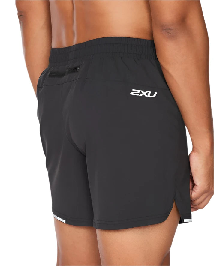 Black 2XU Aero 5 Inch Running Shorts for Men