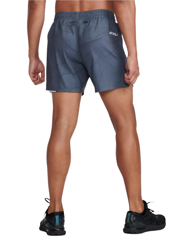 Gray 2XU Aero 5 Inch Running Shorts for Men