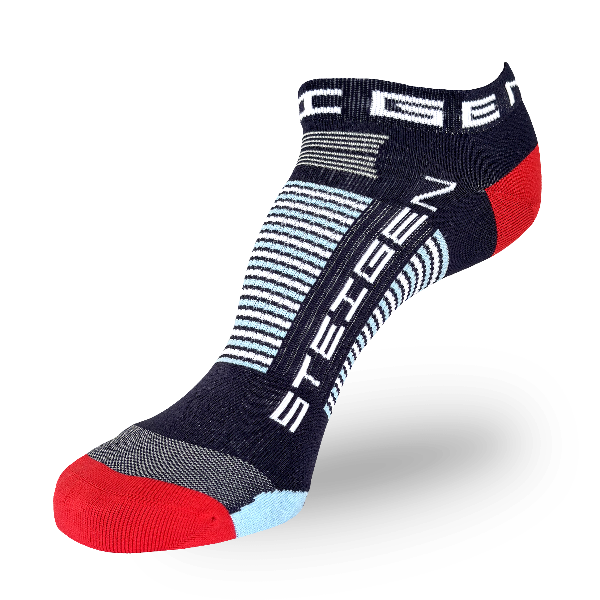 Navy Zero Running Socks