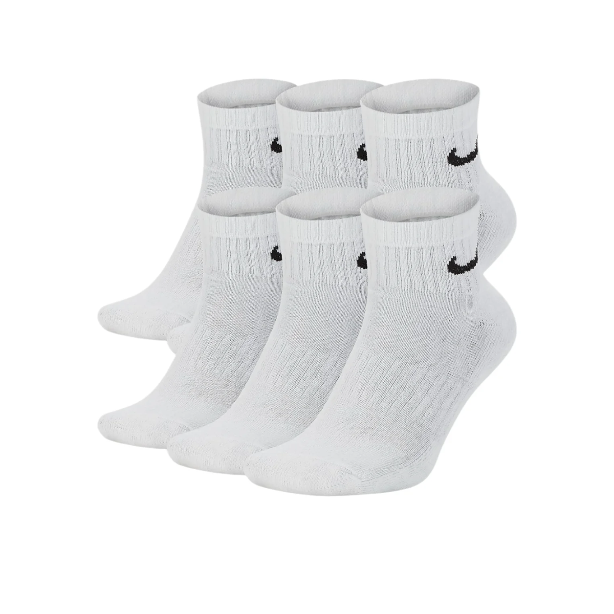 Nike Cushioned Ankle Training Socks 6 Pair - Unisex