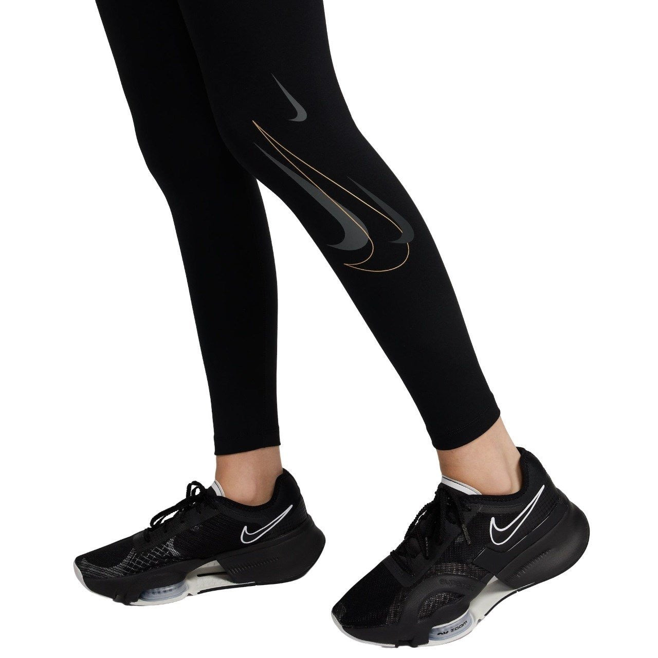 Nike One Dri-Fit Waisted Running Tights - Womens