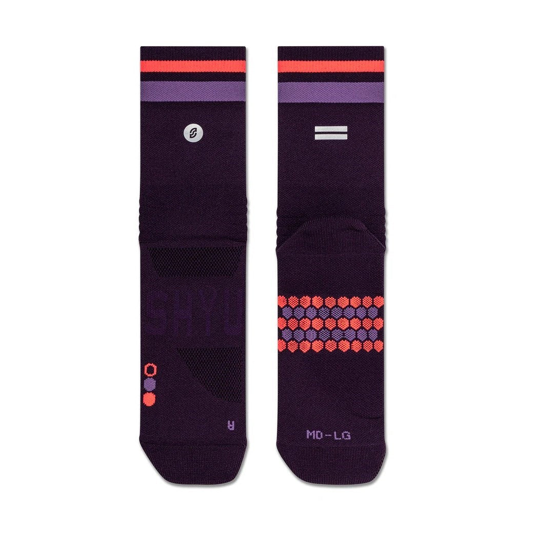 SHYU Half Crew Running Socks