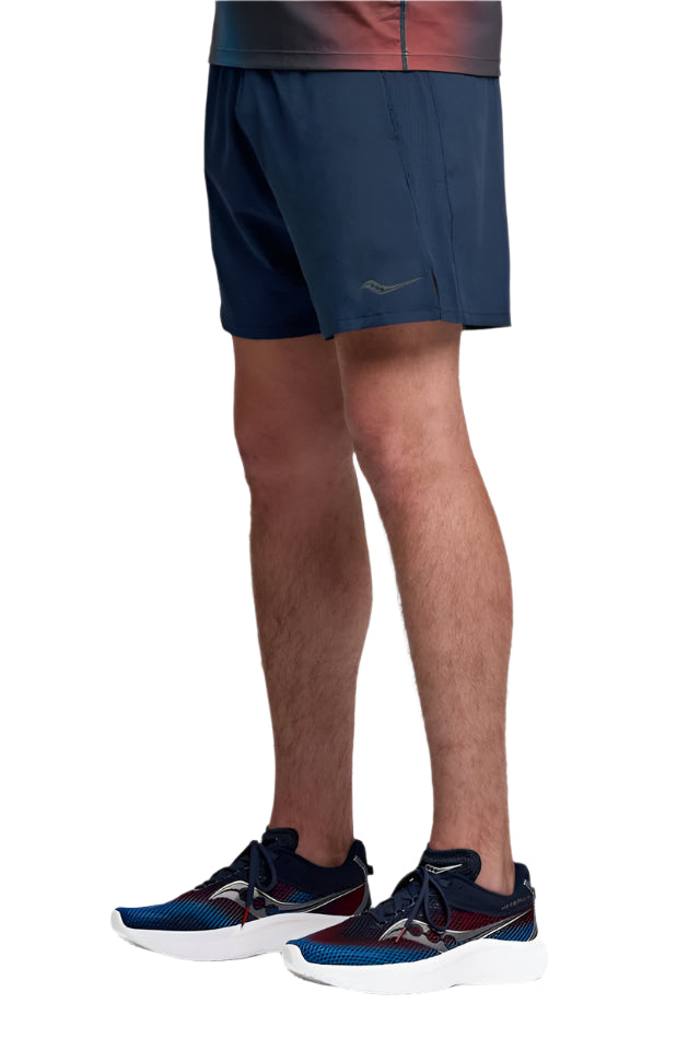 Saucony Mens Outpace 5 Inch Shorts - Mens