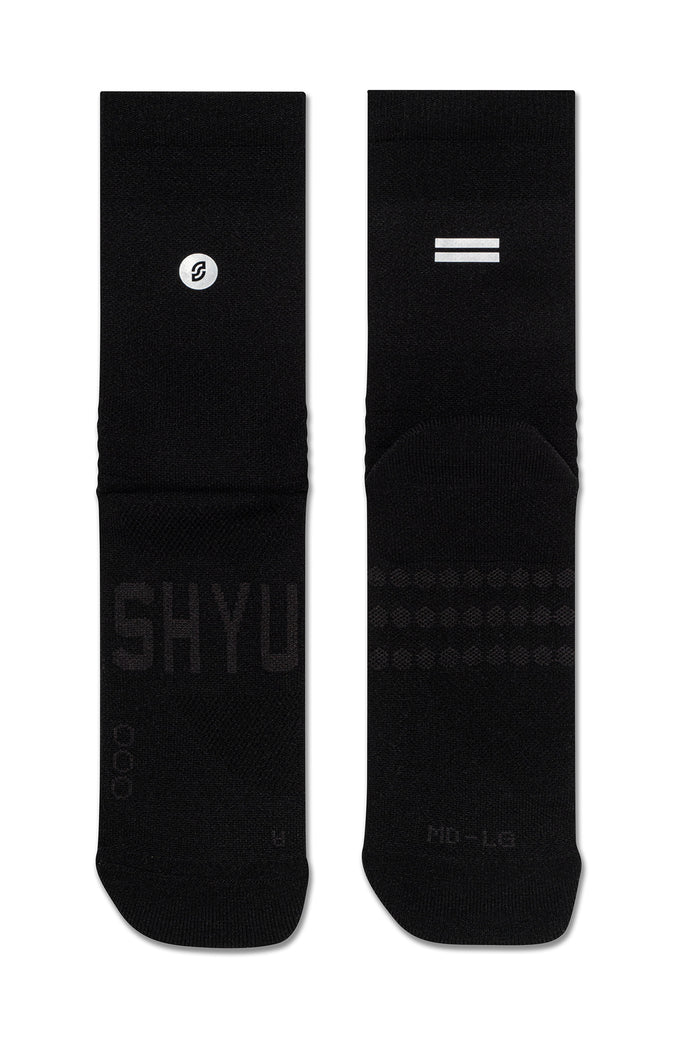 SHYU Half Crew Running Socks