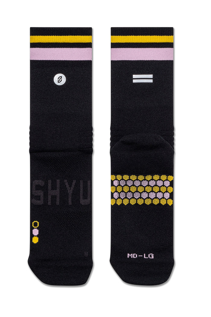 SHYU Half Crew Running Socks