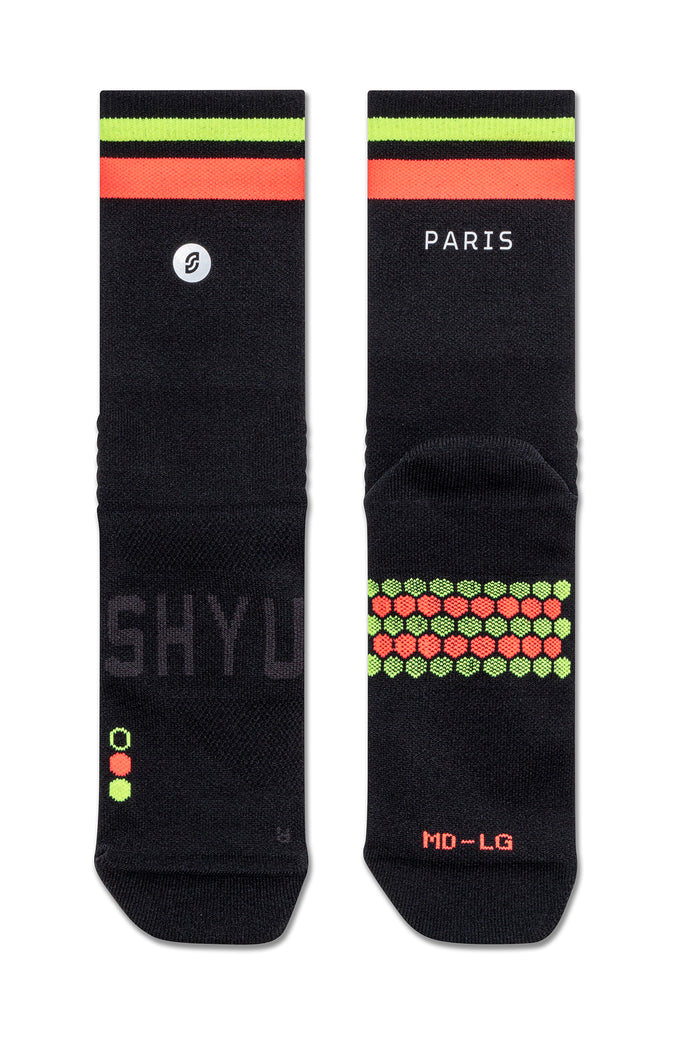 SHYU Half Crew Running Socks