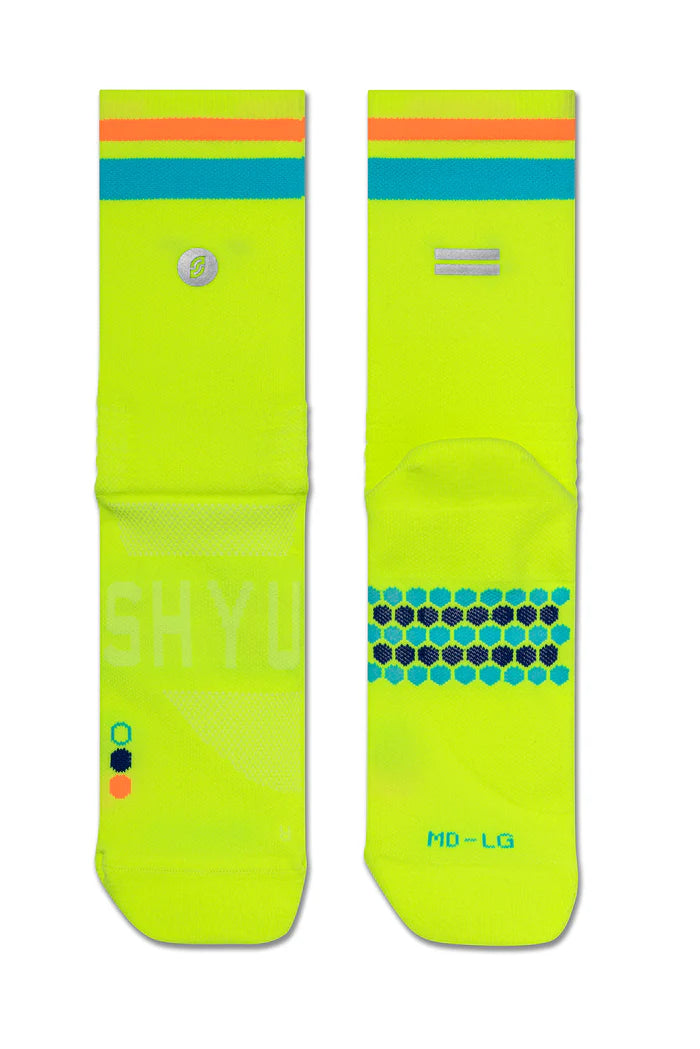 SHYU Half Crew Running Socks