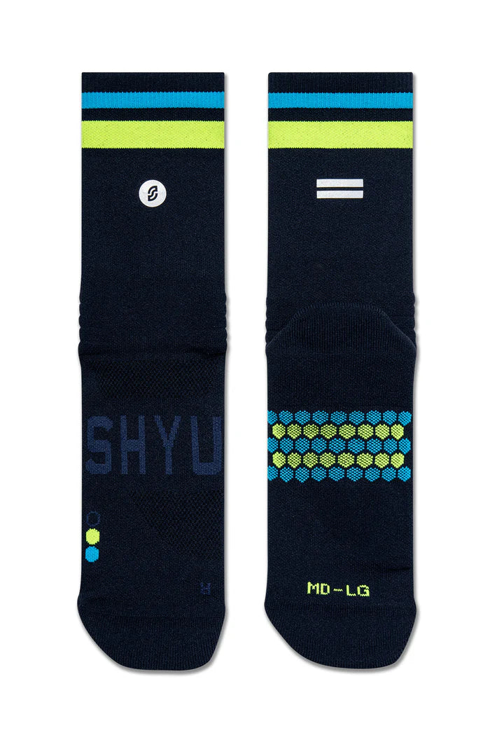 SHYU Half Crew Running Socks