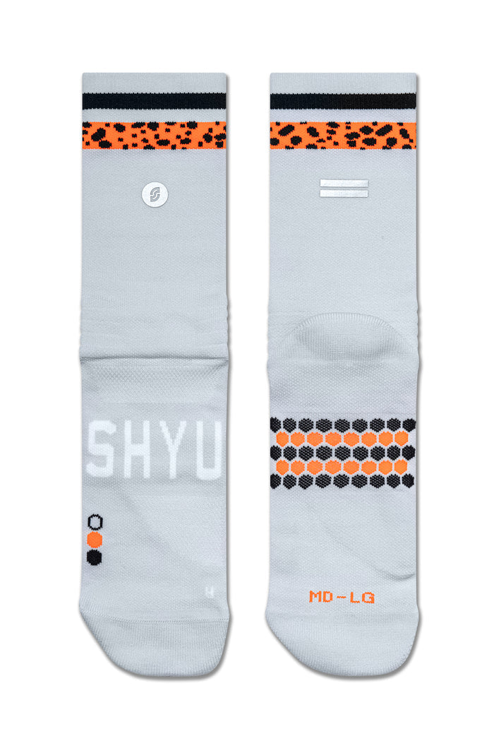 SHYU Half Crew Running Socks