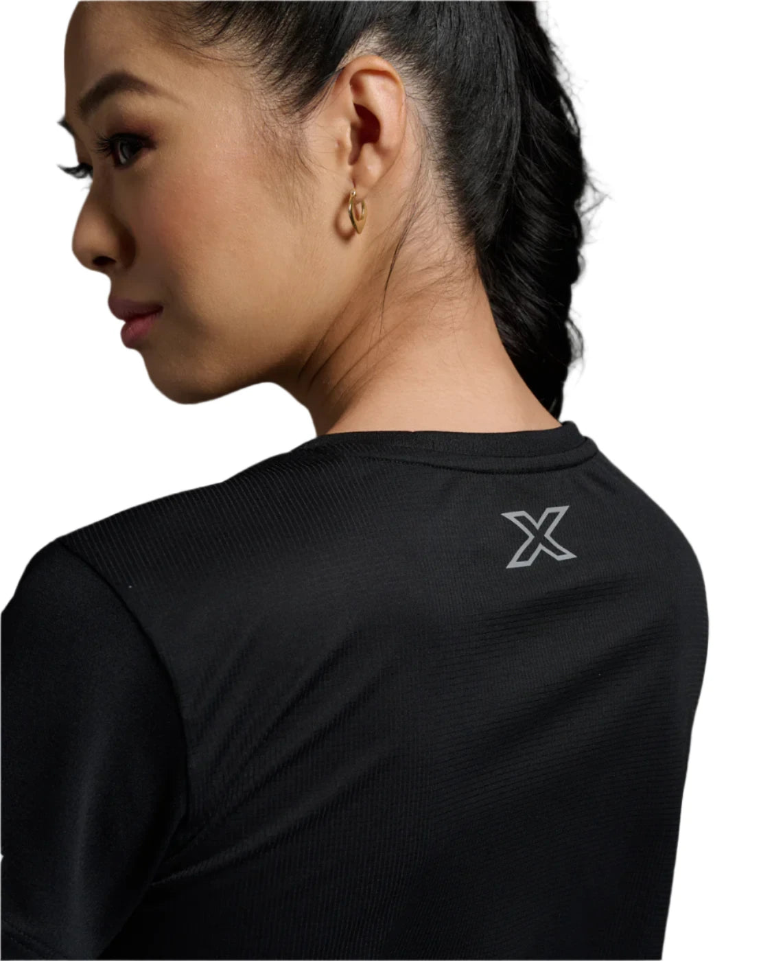 Black 2XU Aero Short Sleeve Running T-Shirt for Women