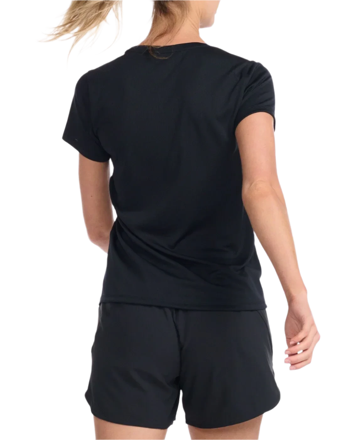 Black 2XU Aspire Running T-Shirt Womens