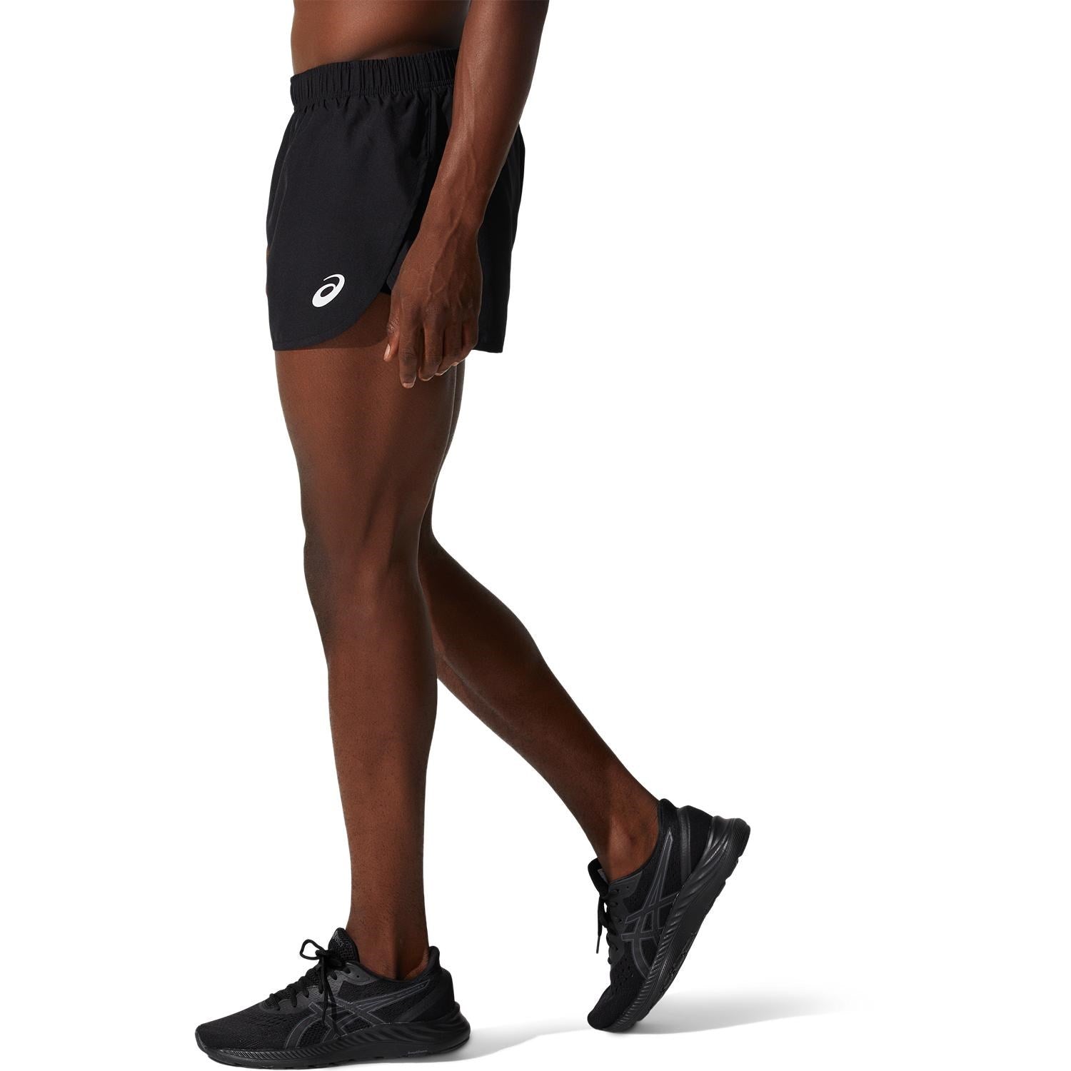 Asics Silver Split 2.5 Inch Running Shorts - Mens